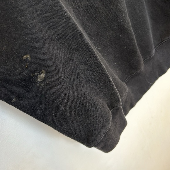 Las Vegas Hooded Sweatshirt Black/Flames Size XS - Picture 5 of 5